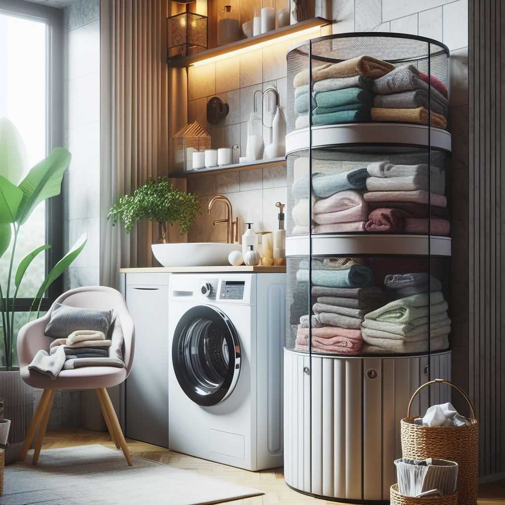 Integrated Laundry Hamper