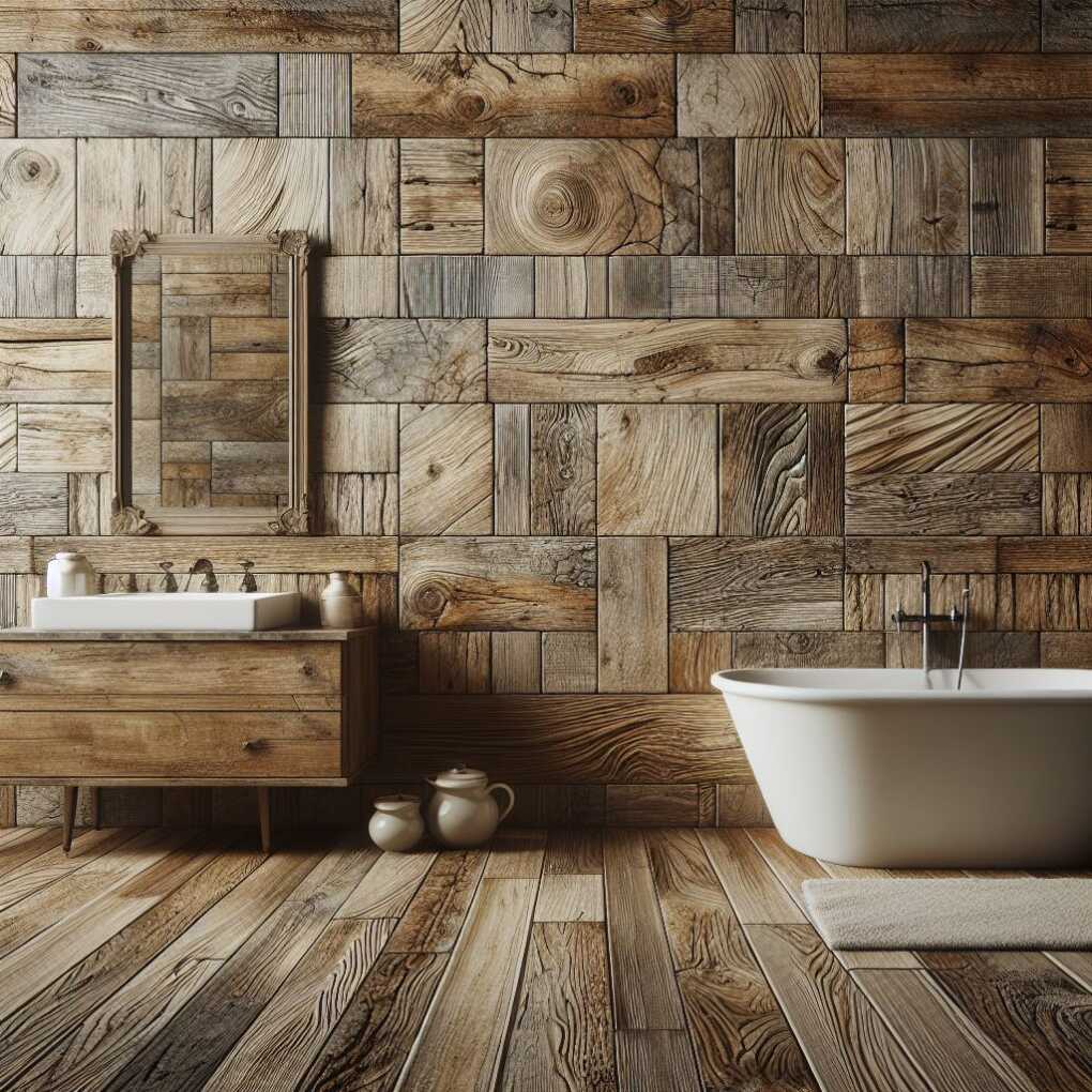 Distressed Woodgrain for Rustic Charm