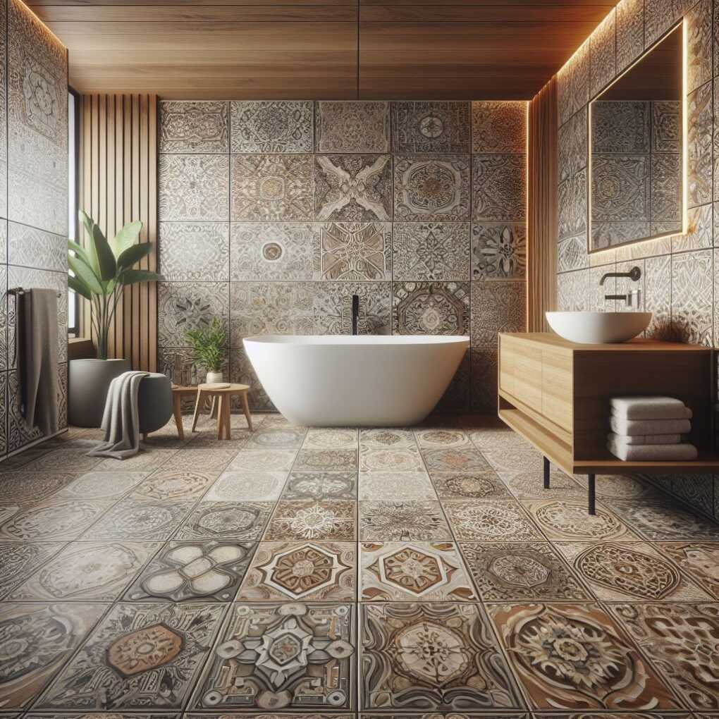 Patterned Encaustic Tiles for Bold Flair