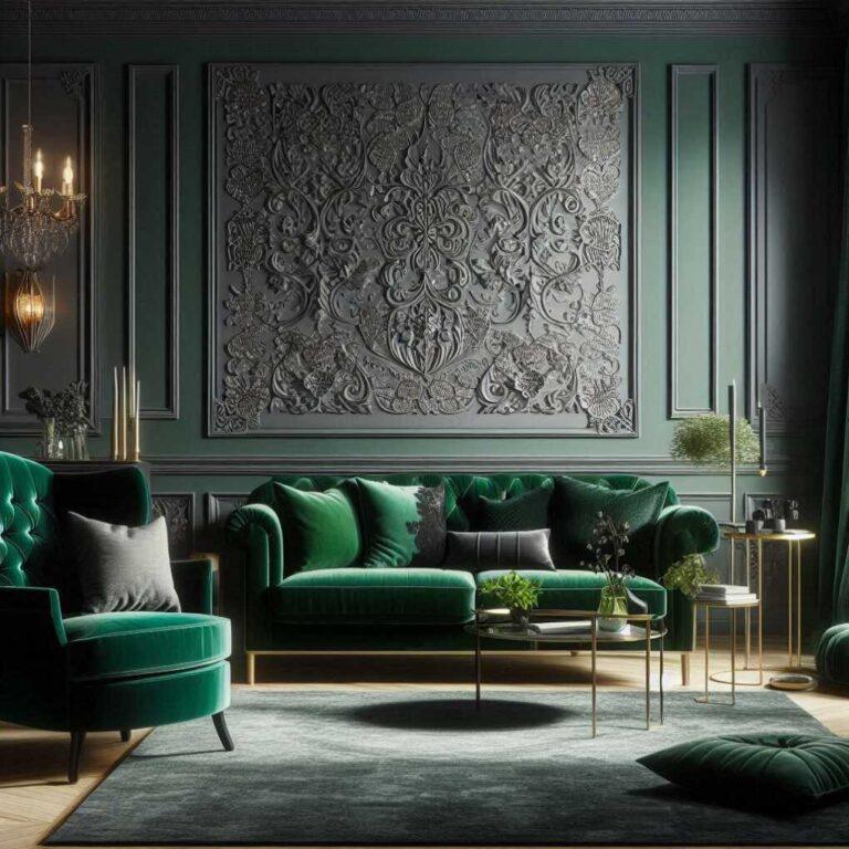 34 Green and Grey Living Room Ideas to Inspire Your Next Redesign ...