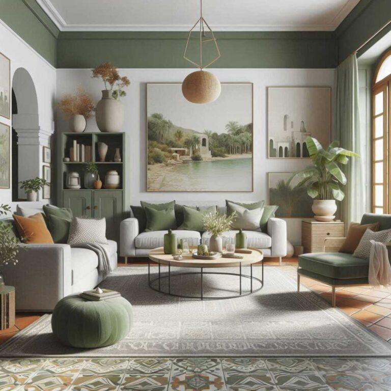 34 Green and Grey Living Room Ideas to Inspire Your Next Redesign ...