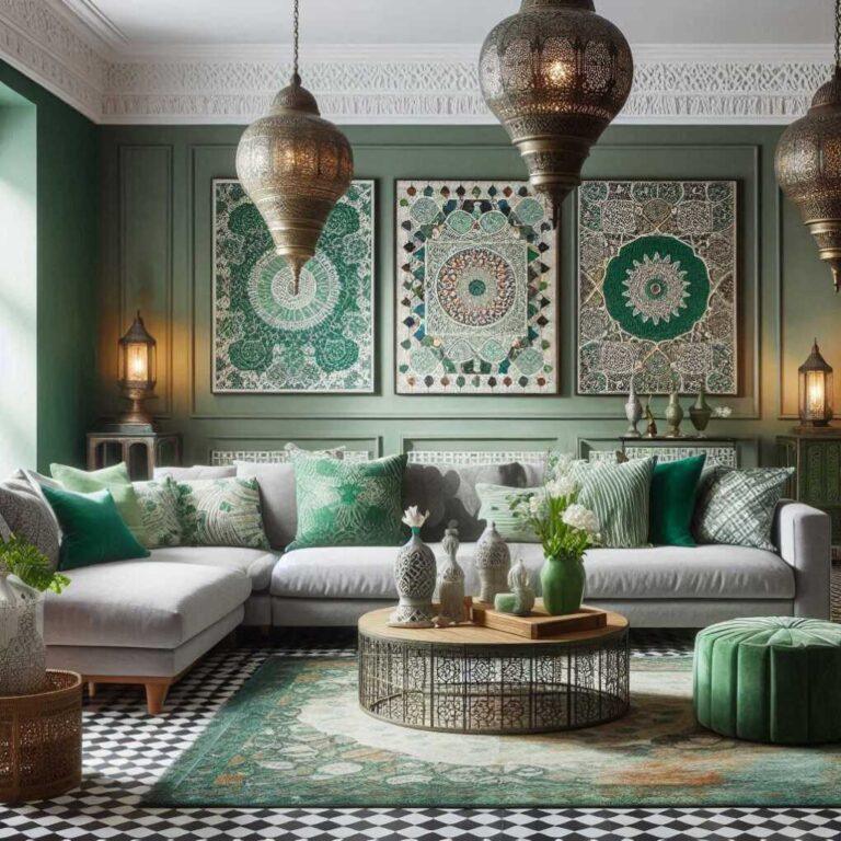 34 Green and Grey Living Room Ideas to Inspire Your Next Redesign ...