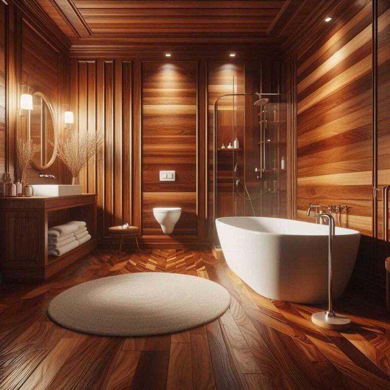 33 Bathroom Wood Flooring Ideas: Elevate Your Space with Warmth and ...
