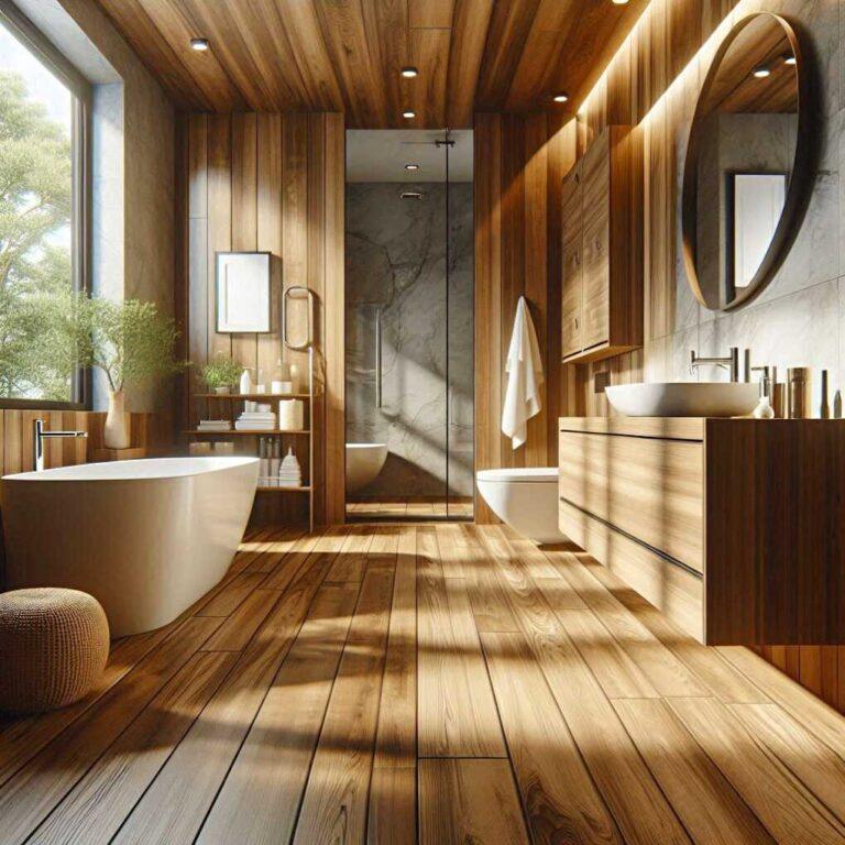 33 Bathroom Wood Flooring Ideas: Elevate Your Space with Warmth and Style » HomeDecorFull