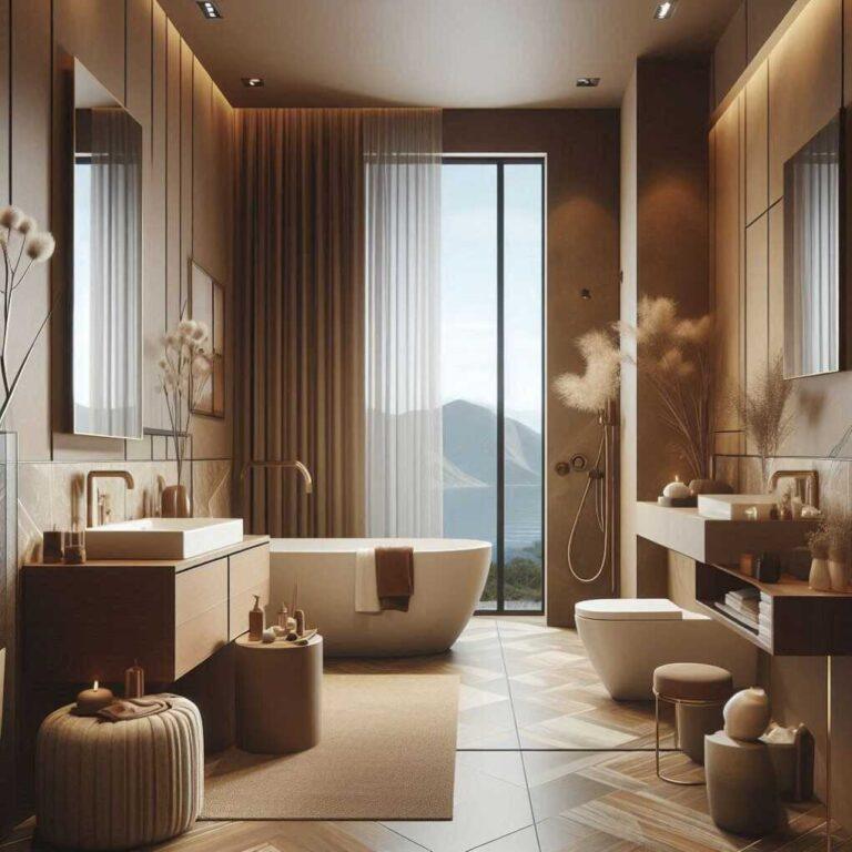 31 Brown Bathroom Ideas: Embrace Earthy Elegance » HomeDecorFull