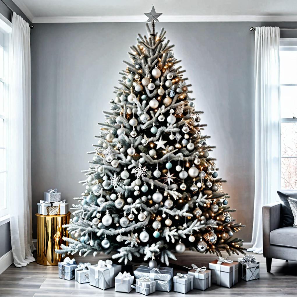 Silver Christmas Tree Decor
