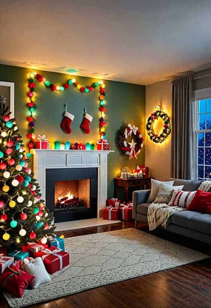 Felt Christmas Lights