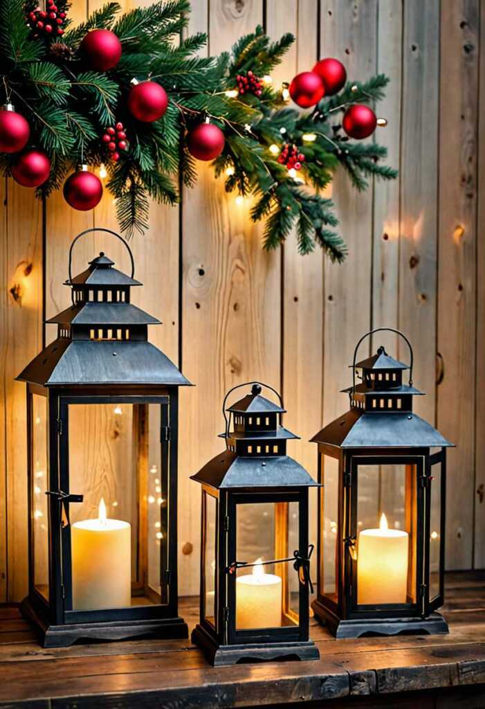 Rustic Wooden Lanterns
