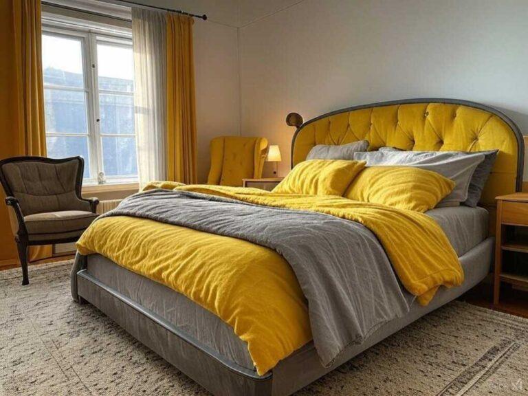 13 Best Yellow & Gray Bedroom Ideas » HomeDecorFull