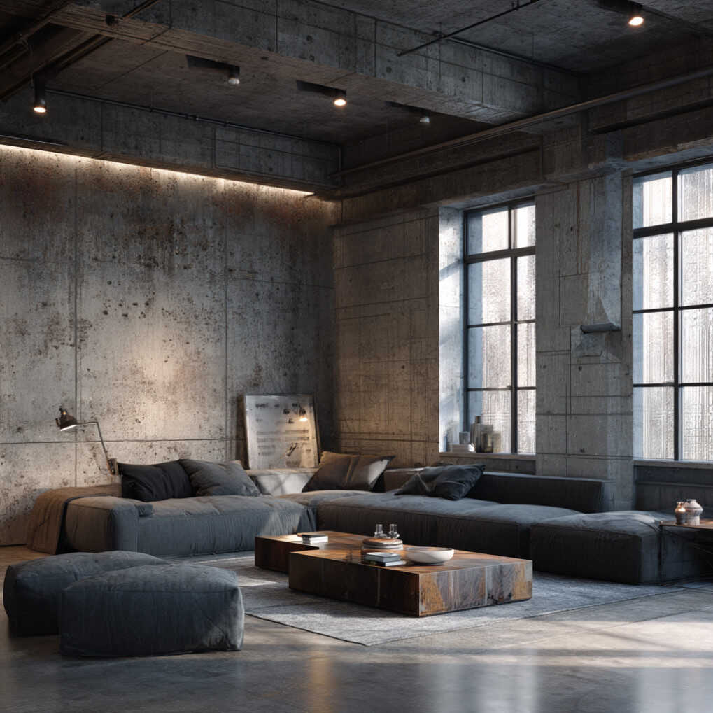 Brutalist Interior Design Styles