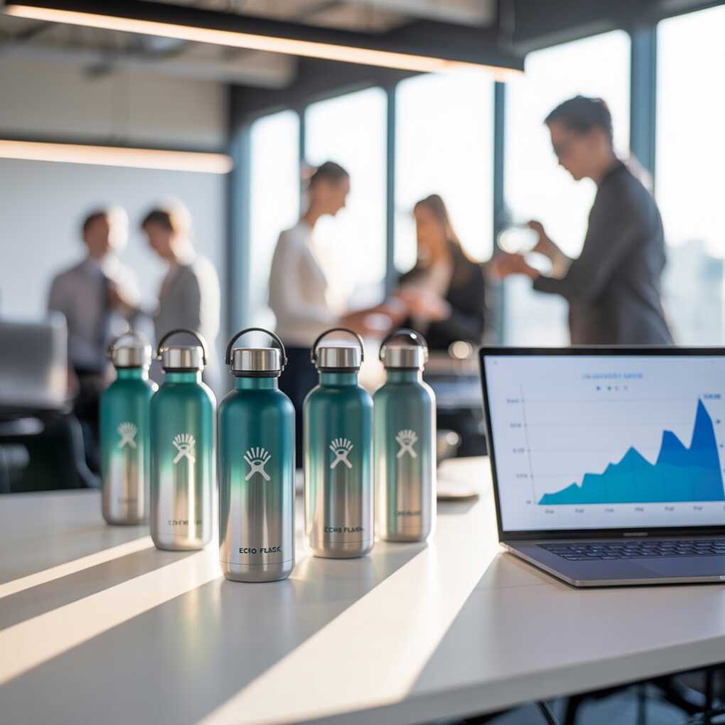 Echo Flask Hydrogen Water Bottles in the Workplace