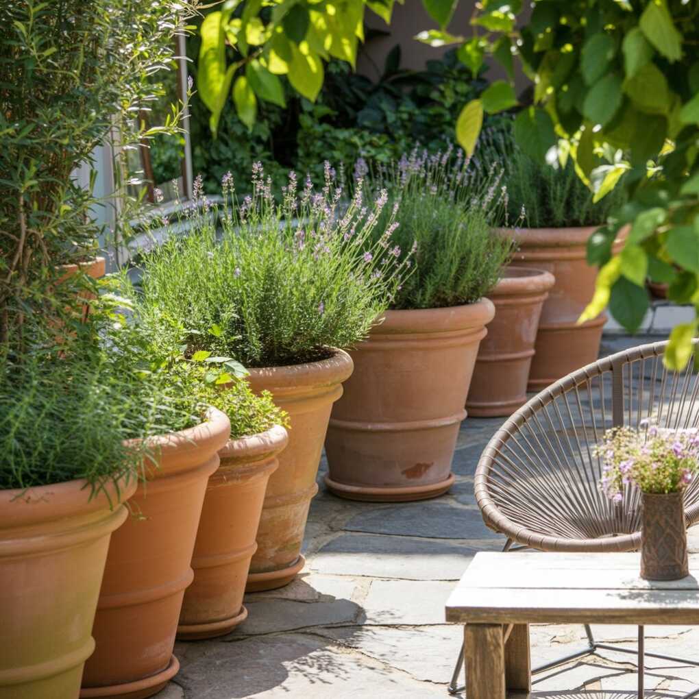 Incorporate Planters to Define Small Areas