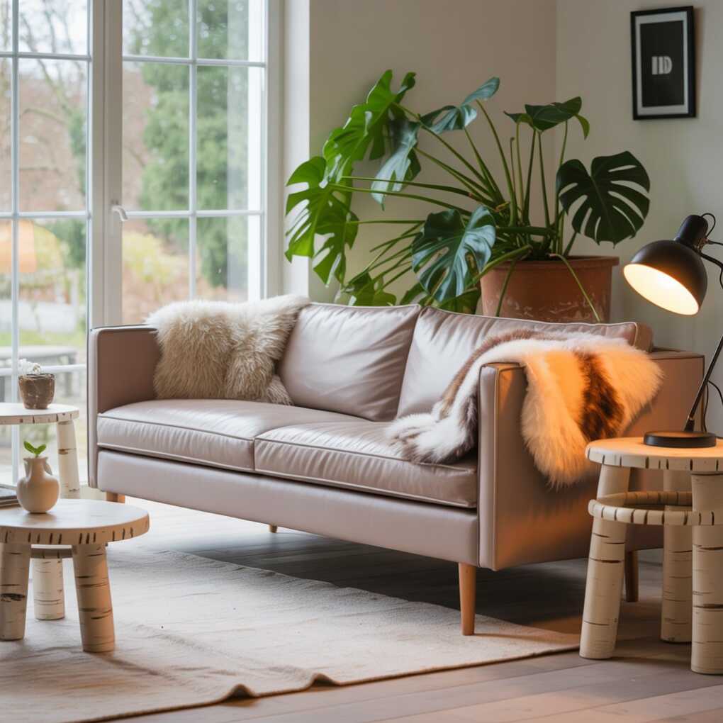 Scandinavian Light Taupe Sofa