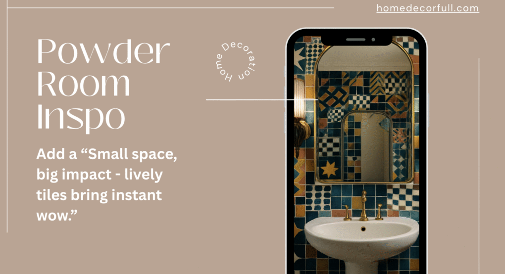 Add Personality to a Powder Room