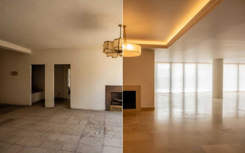What Should Homeowners Know About Popcorn Ceiling Removal & Travertine Sealing