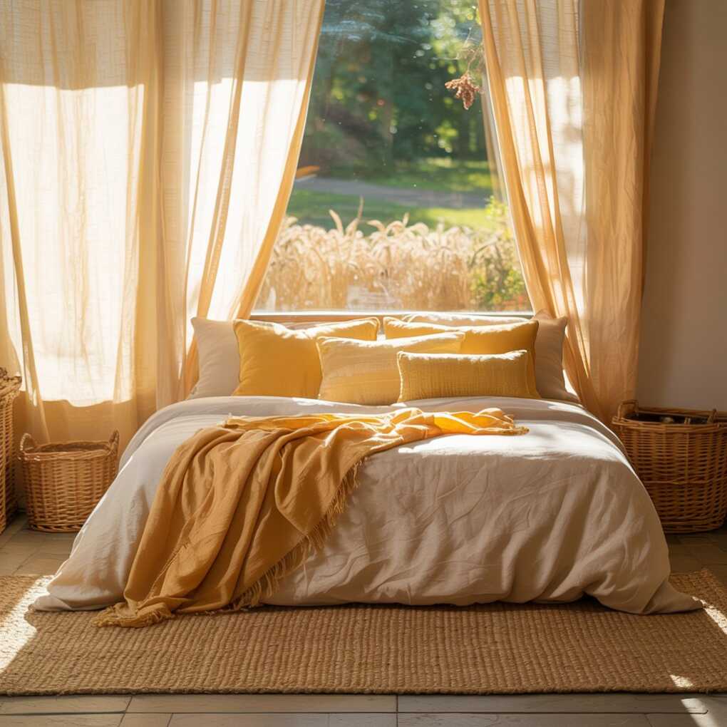 Yellow Through Natural Textiles