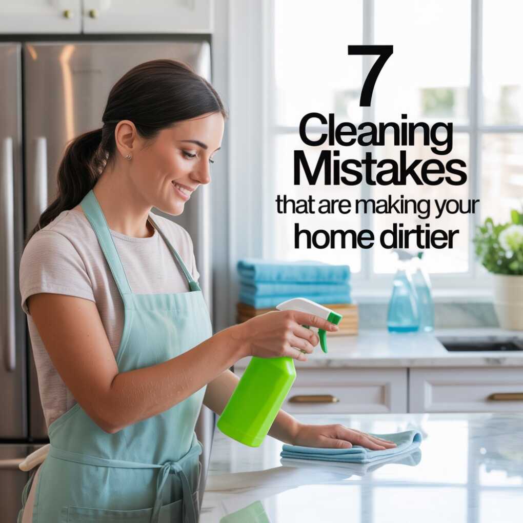 7 Cleaning Mistakes That Are Making Your Home Dirtier