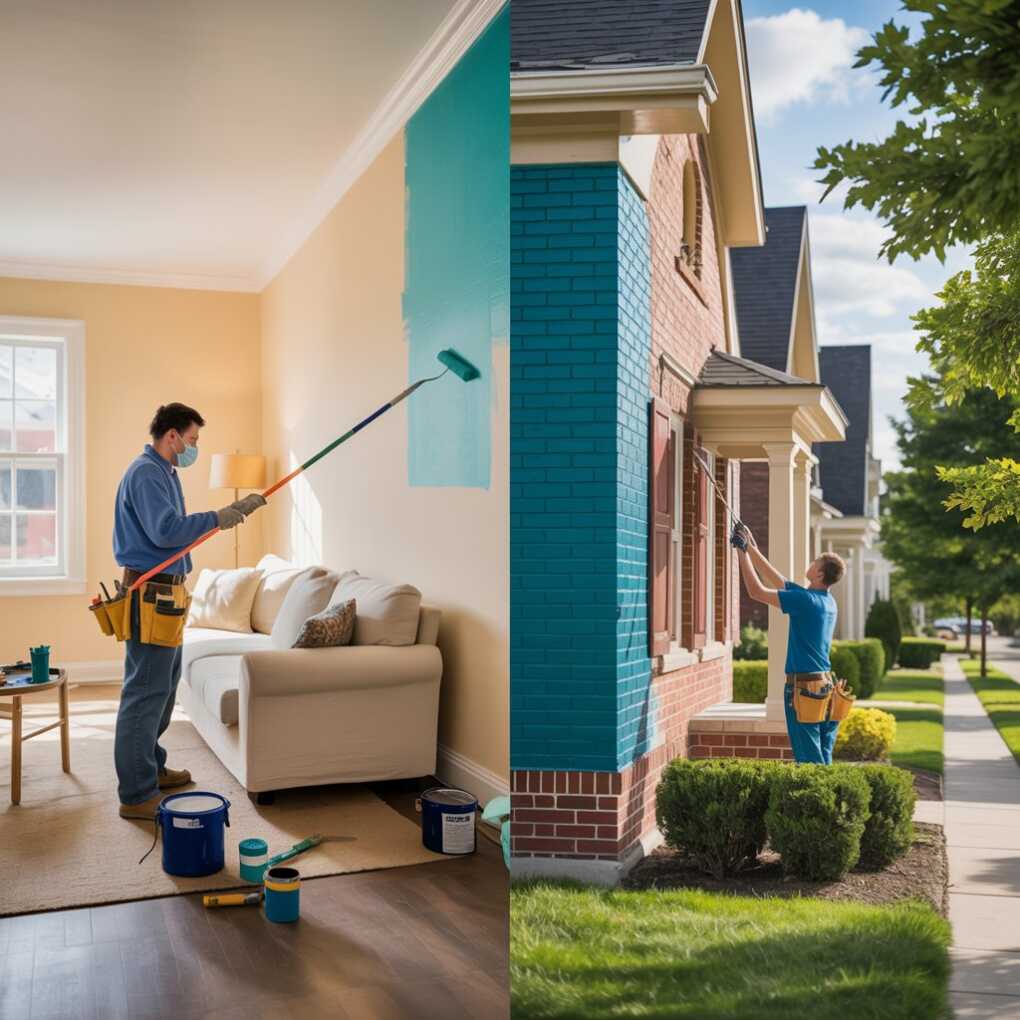 Interior vs Exterior Painting in Columbus