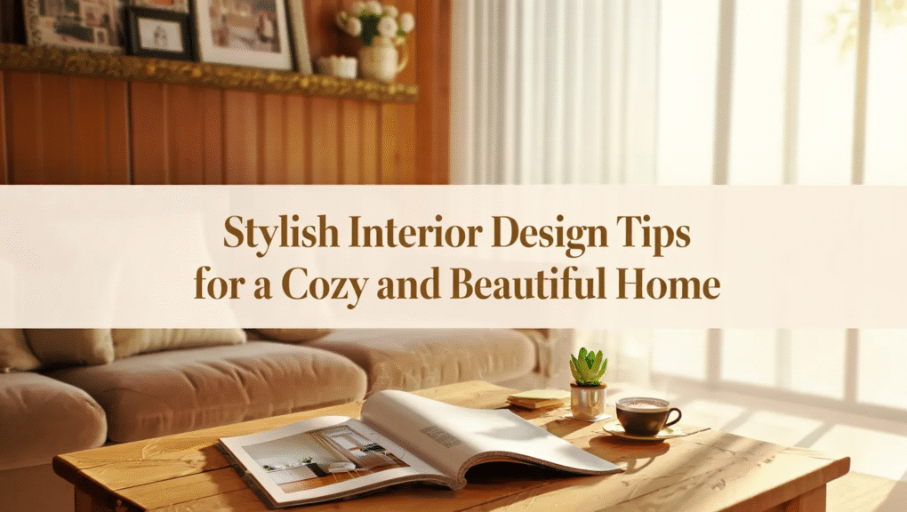 Stylish Interior Design Tips for a Cozy and Beautiful Home