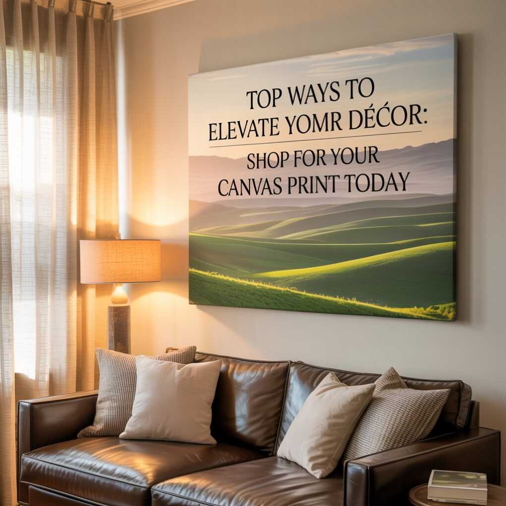 Top Ways to Elevate Your Home Décor Shop for Your Canvas Print Today