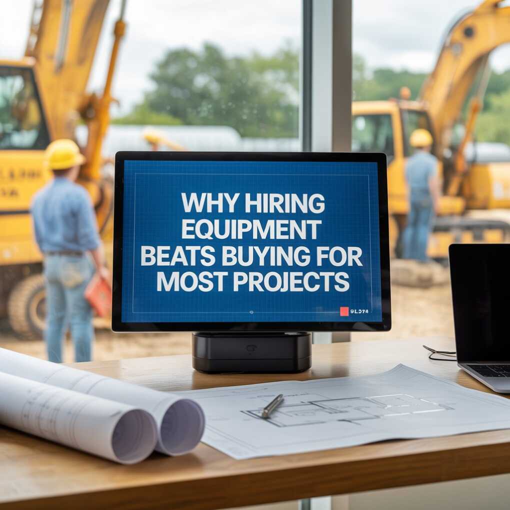Why Hiring Equipment Beats Buying for Most Projects