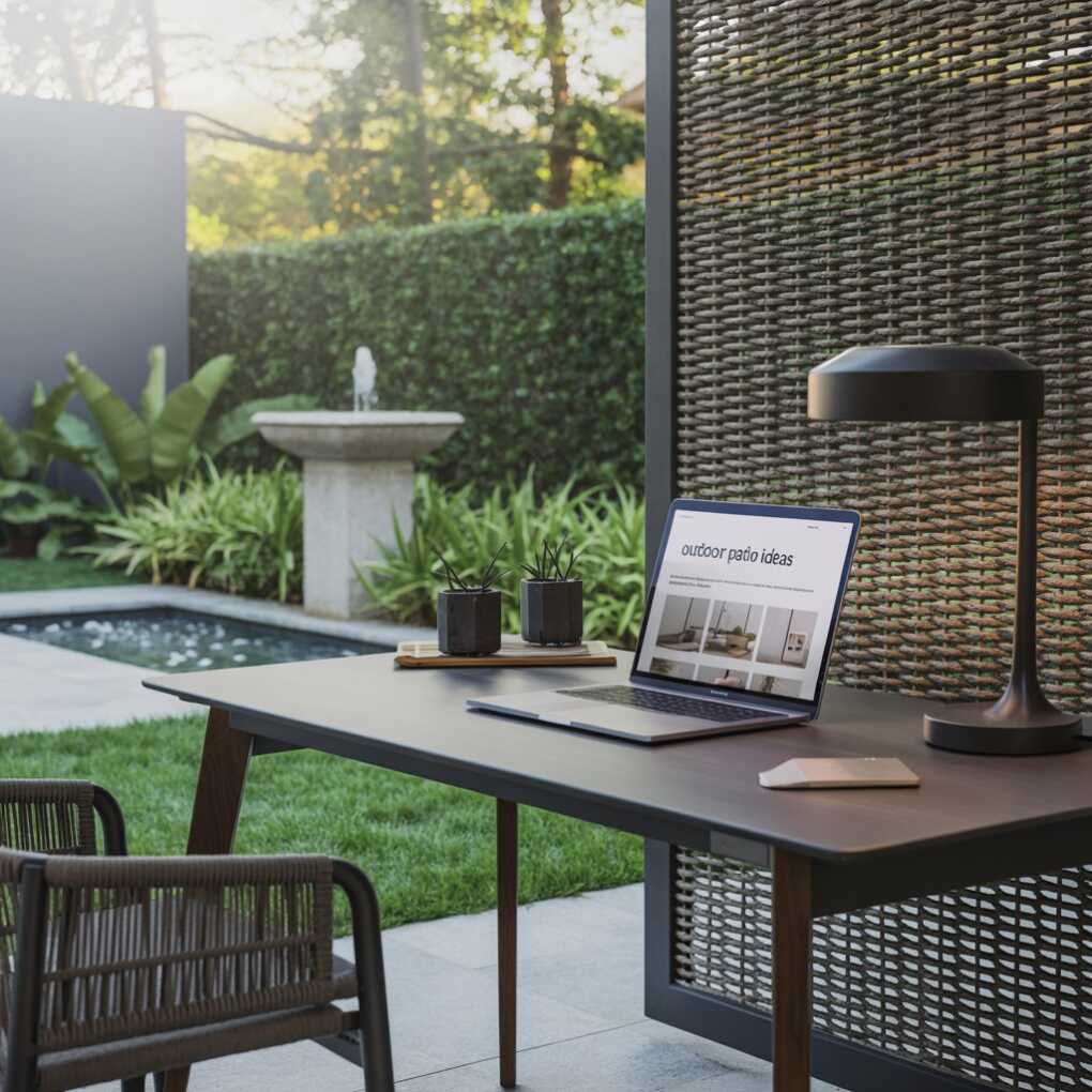 Work-From-Patio Nook