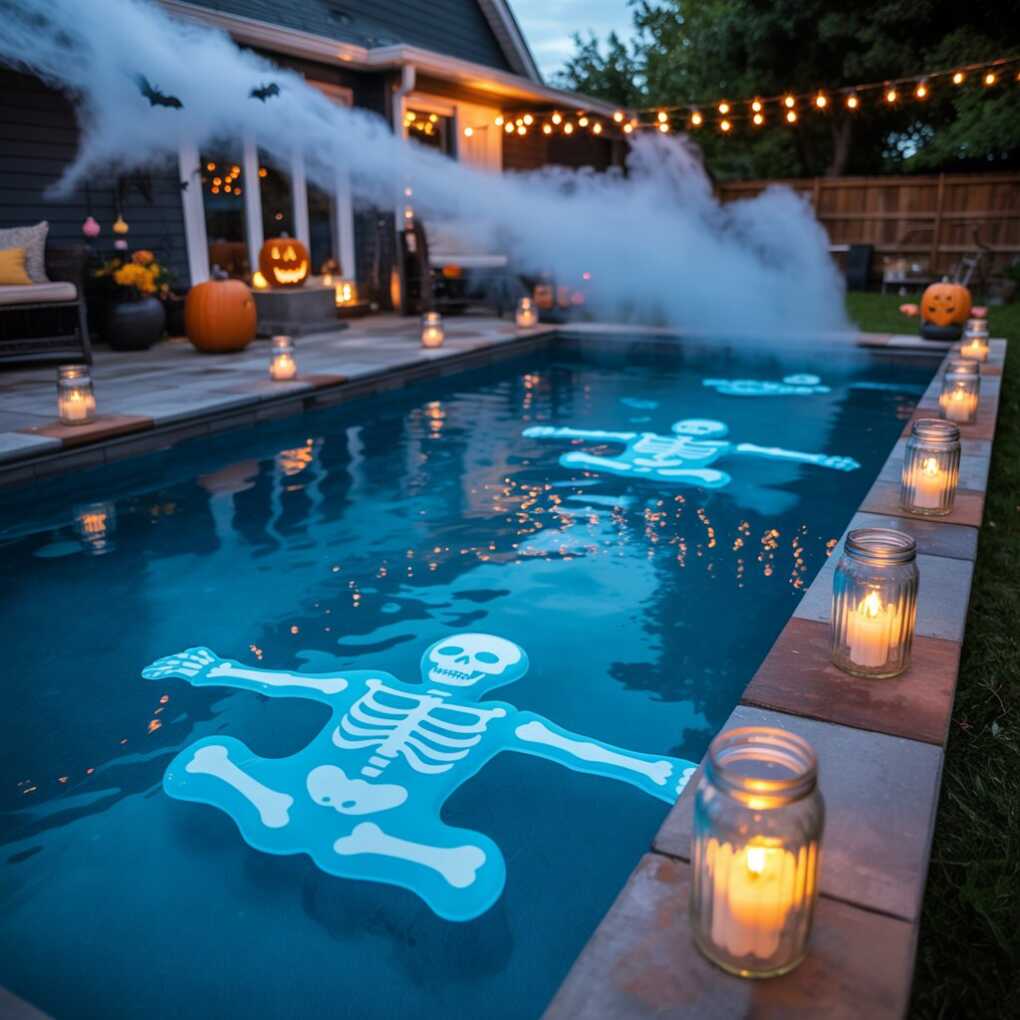 Glowing Pool Decor