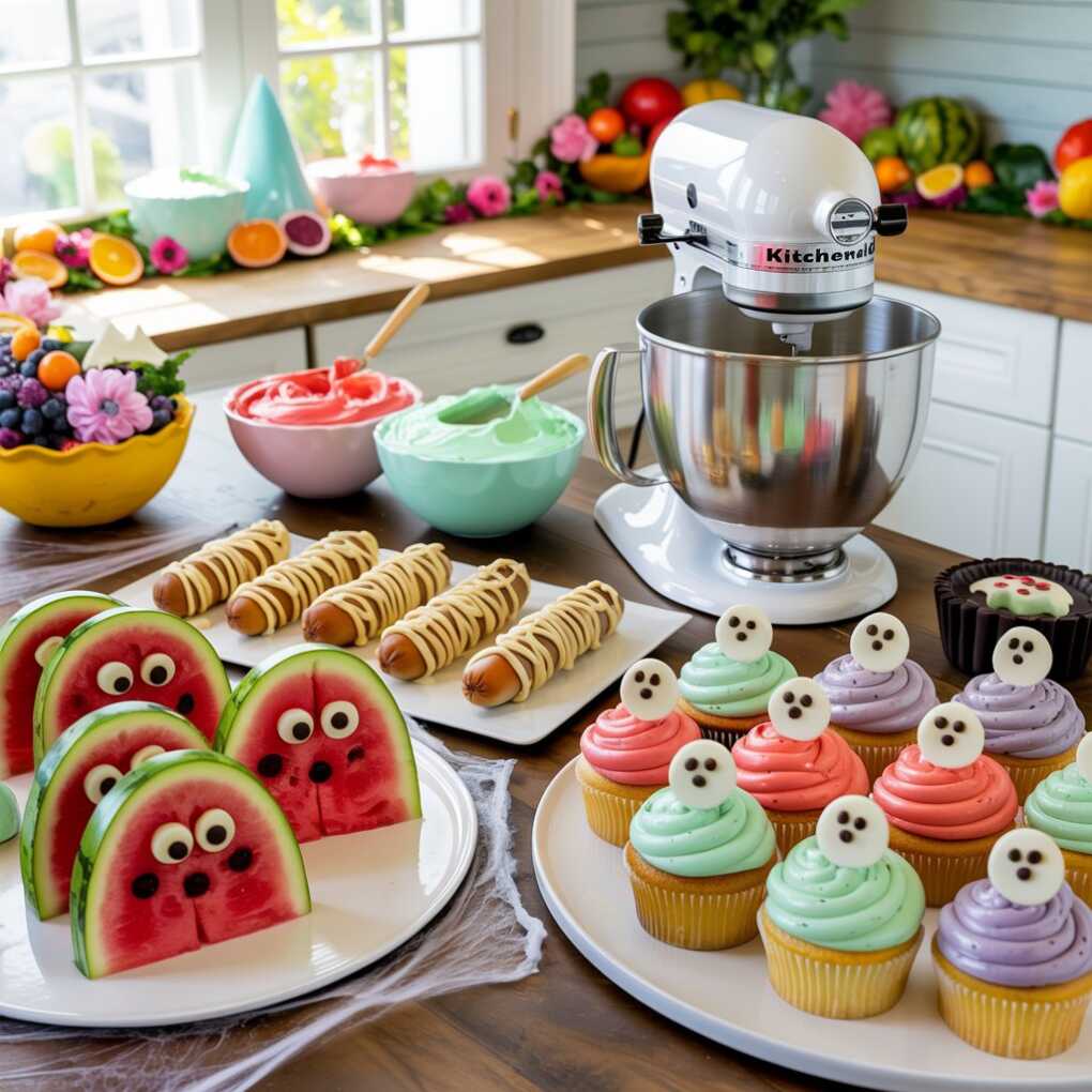 Haunted Summer Dessert Table