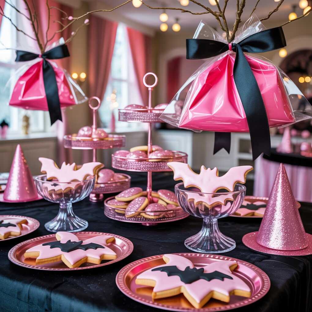 Pink Halloween Party Favors