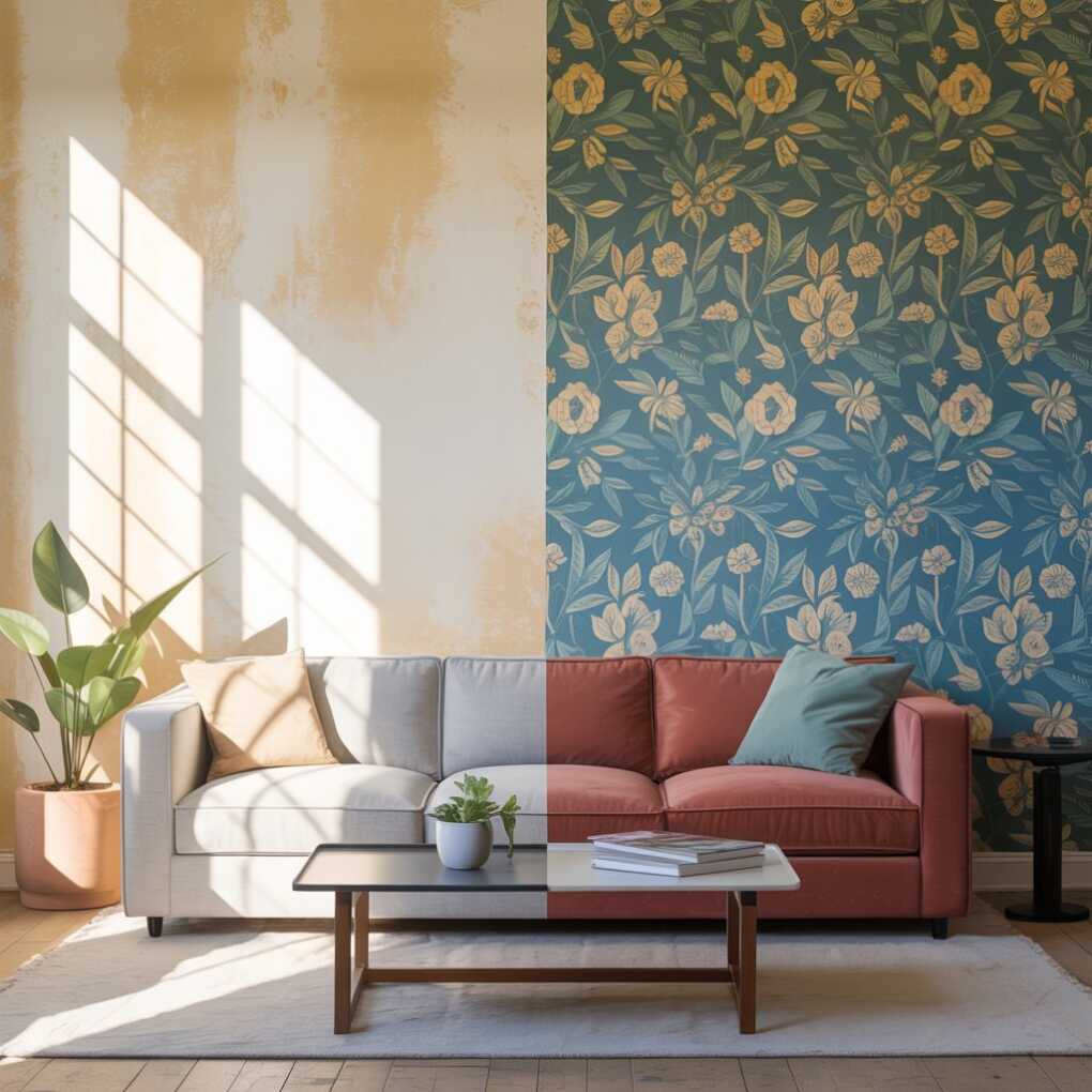 Should You Paint or Wallpaper