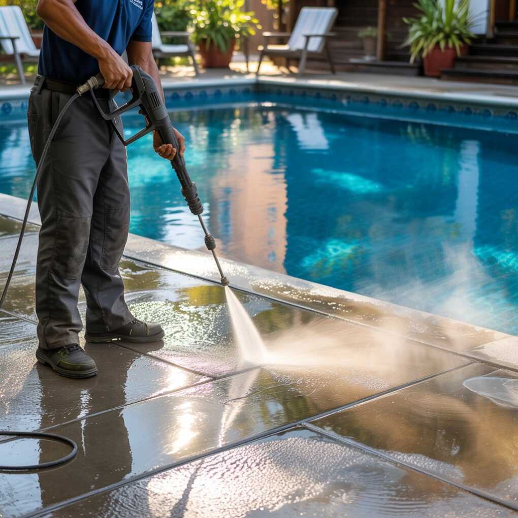 How to Safely Clean Pool Decks Using a Local Pressure Washing Service in Florida