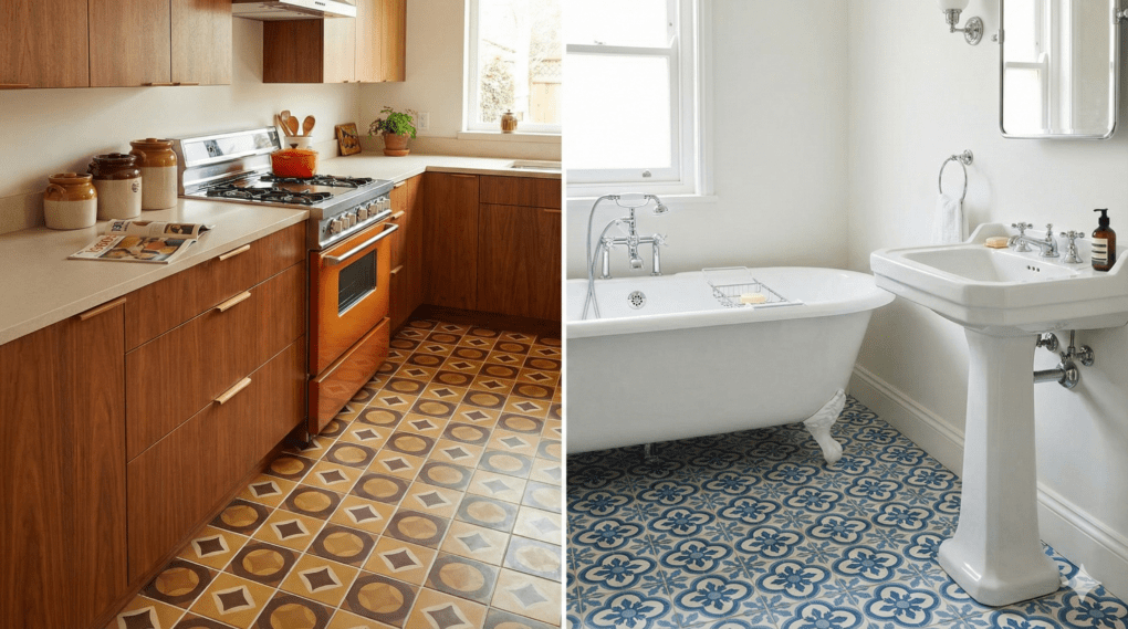 The 1960s Tile Comeback: How Patterned Floors Can Revive Your Kitchen or Bathroom