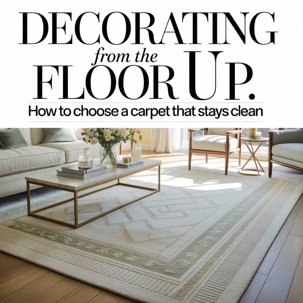Decorating from the Floor Up How to Choose a Carpet That Stays Clean