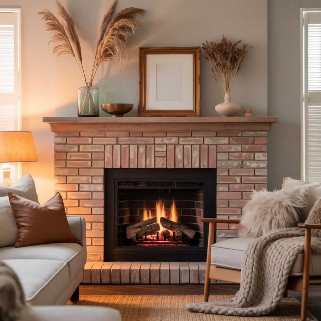 Fireplace Refresh (Real or Faux)