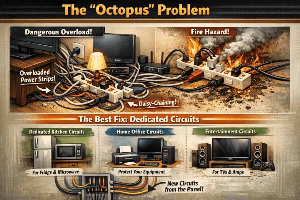 Insufficient Number of Outlets and Circuits