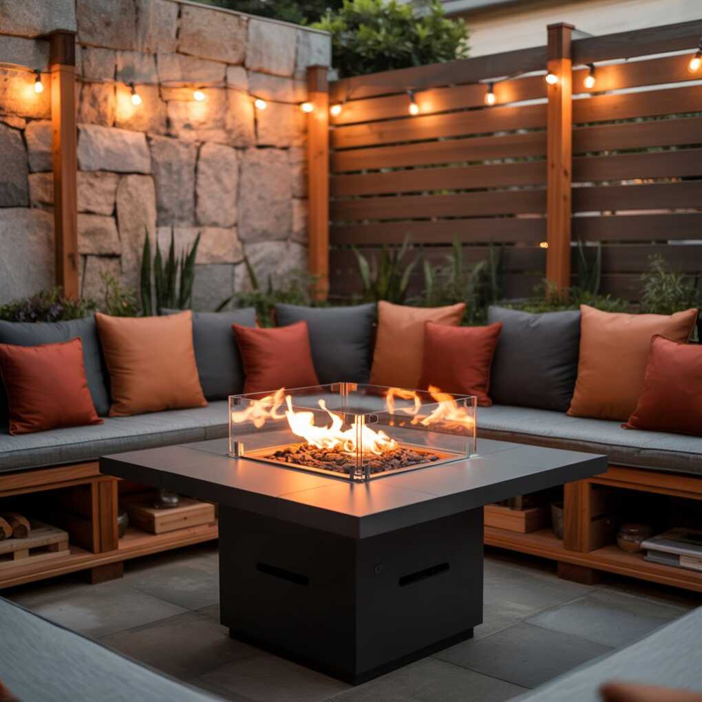 Cozy Fire Pit Corner