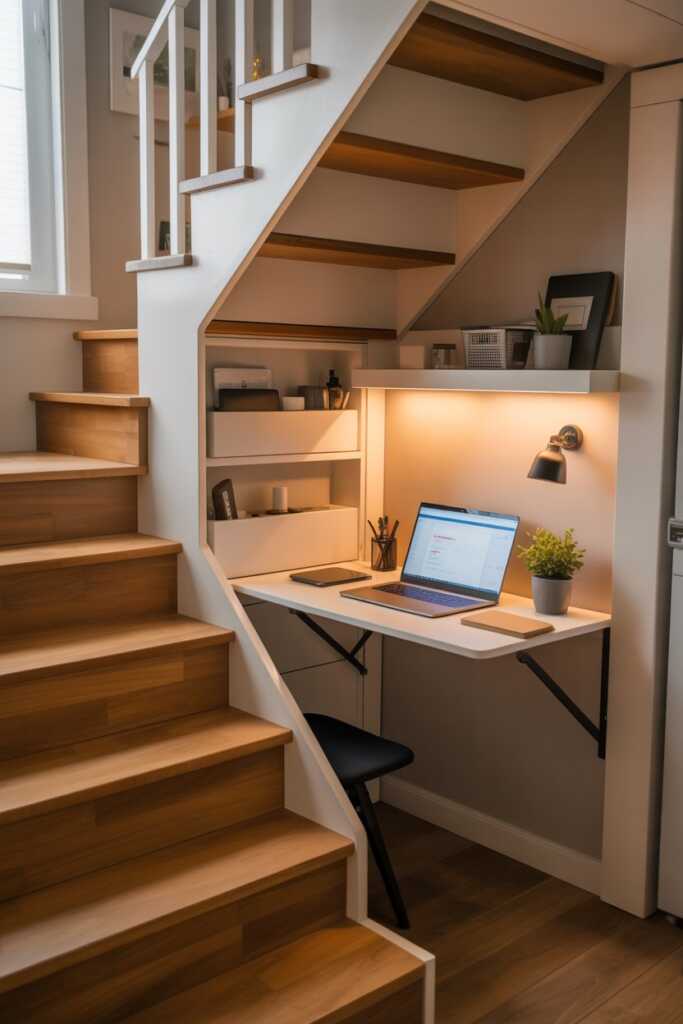 Fold-Down Workstation