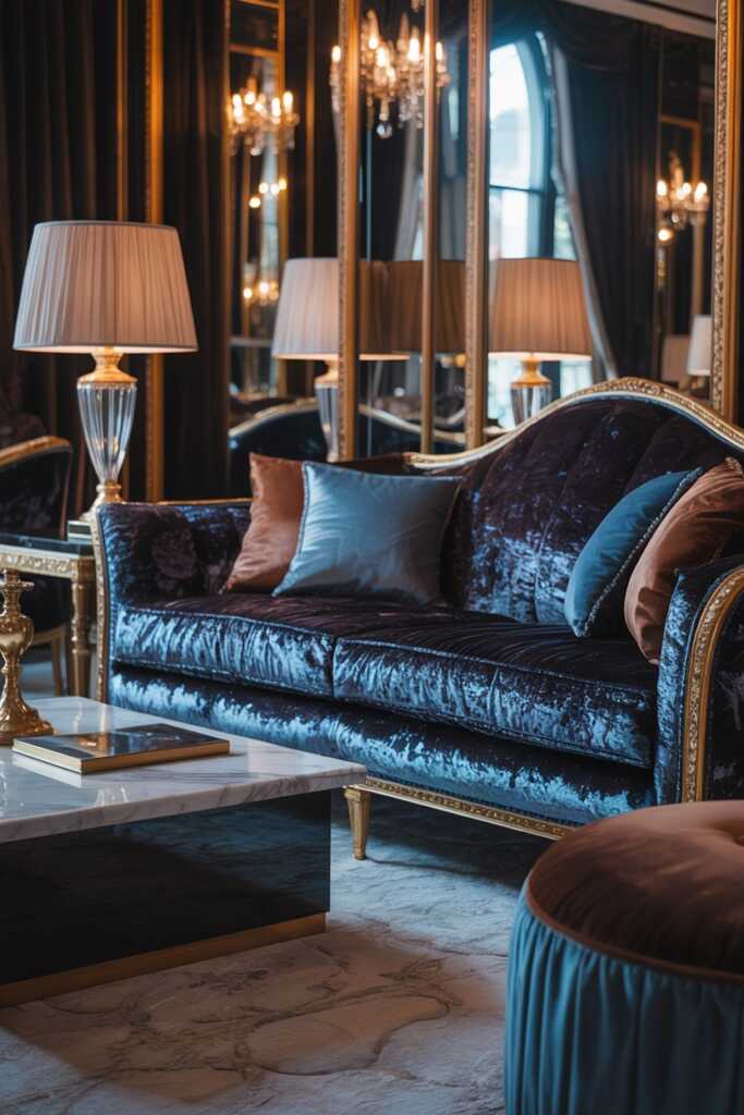 Glamorous Velvet Lounge
