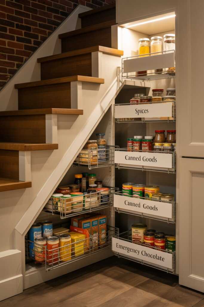 Pull-Out Drawer Pantry