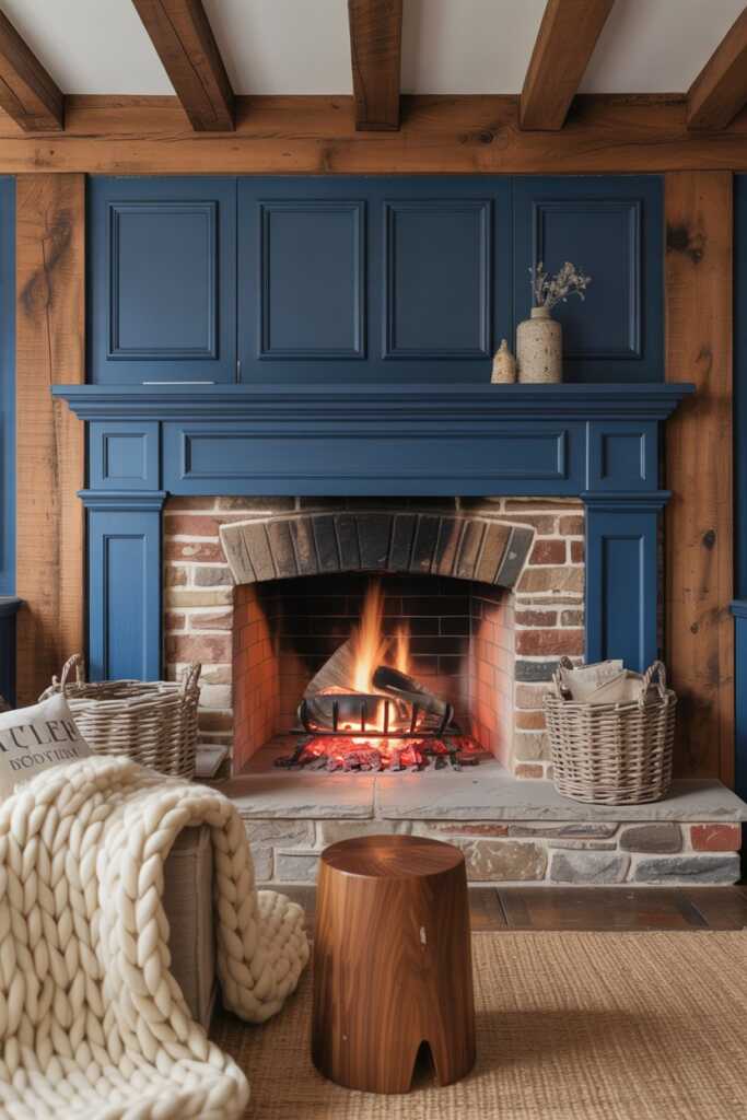 Rustic Farmhouse Hearth