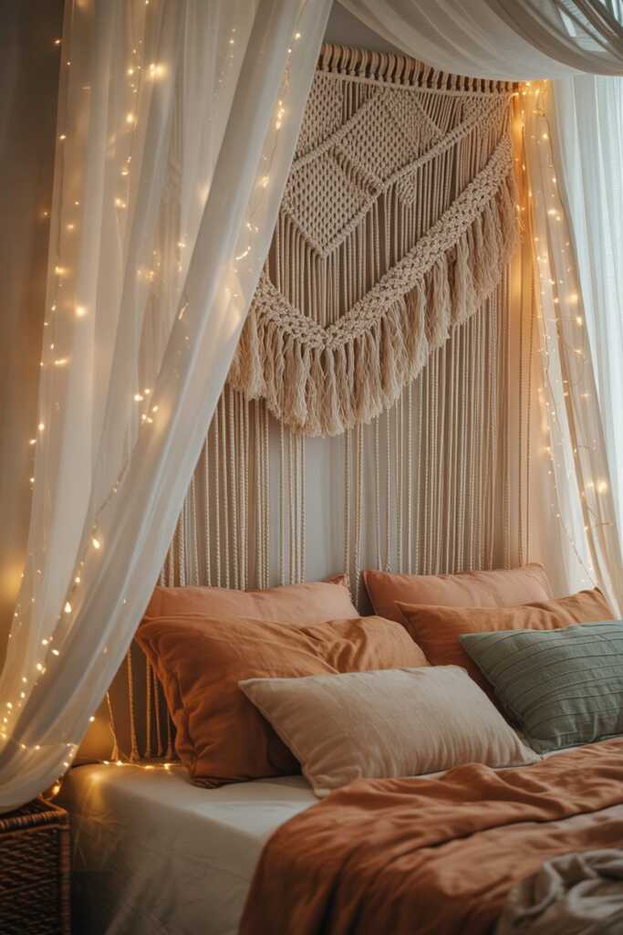 Boho Bed Backdrop