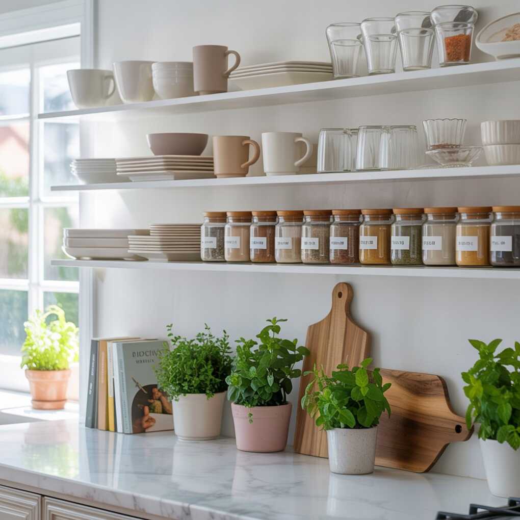 Best Items to Display on Open Shelves
