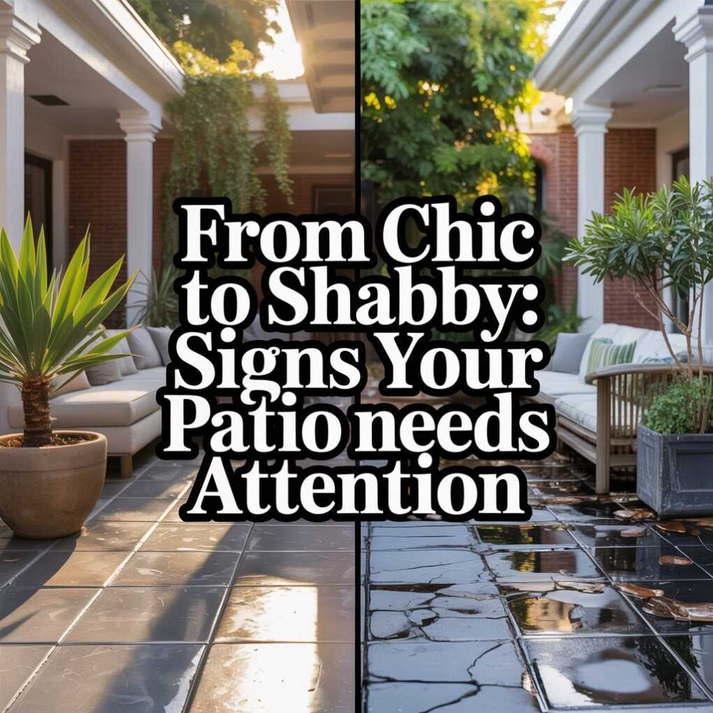 From Chic to Shabby Signs Your Patio Needs Attention