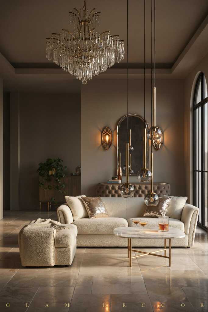 Statement lighting that commands attention.