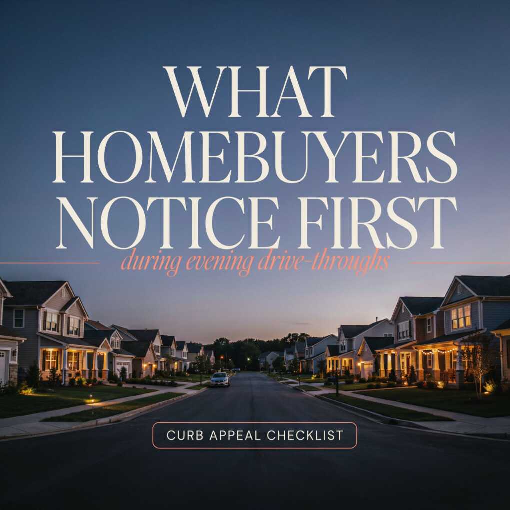 What Homebuyers Notice First During Evening Drive Throughs of a Neighborhood